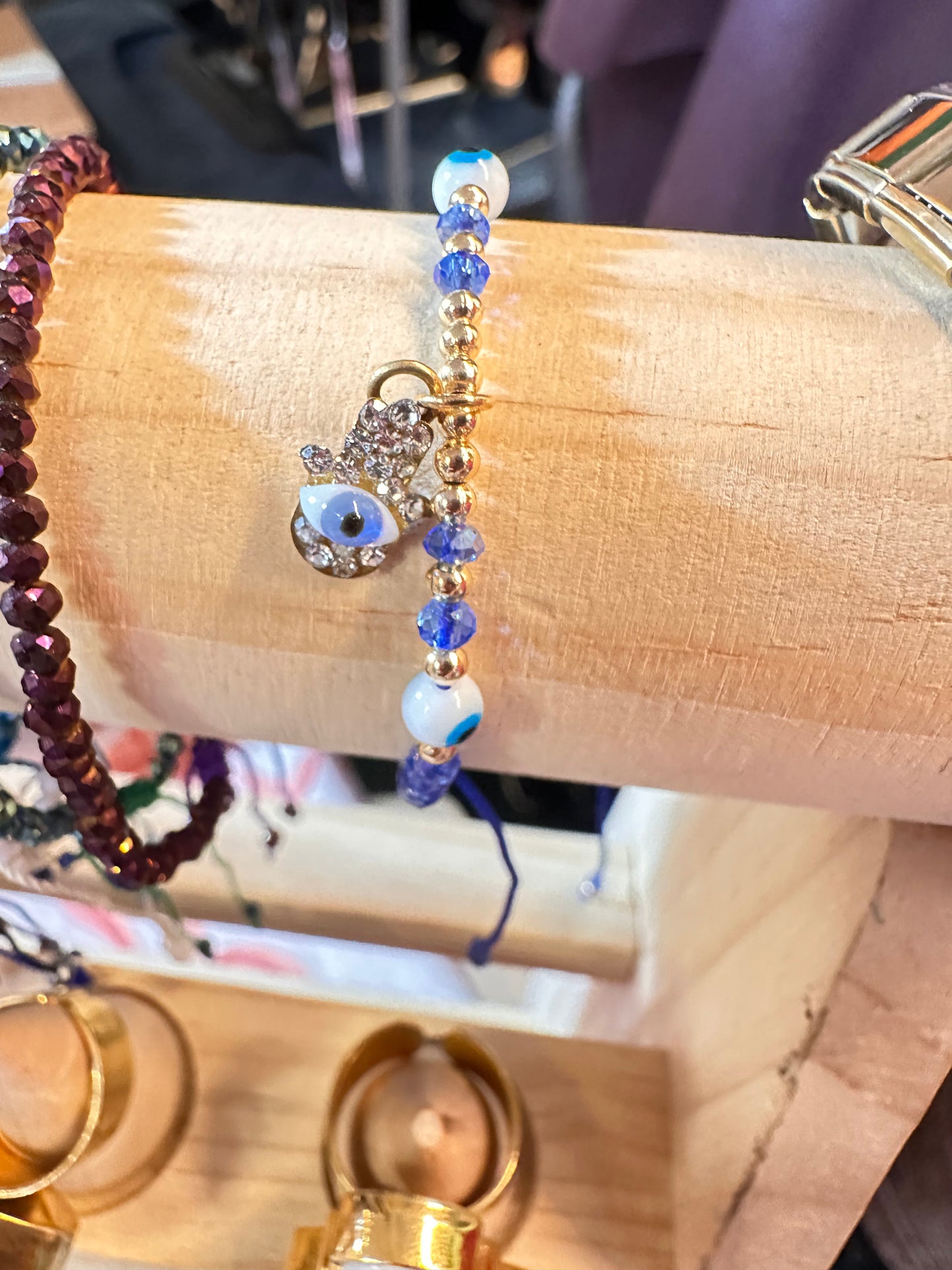 Pulsera cristal mano de Fátima