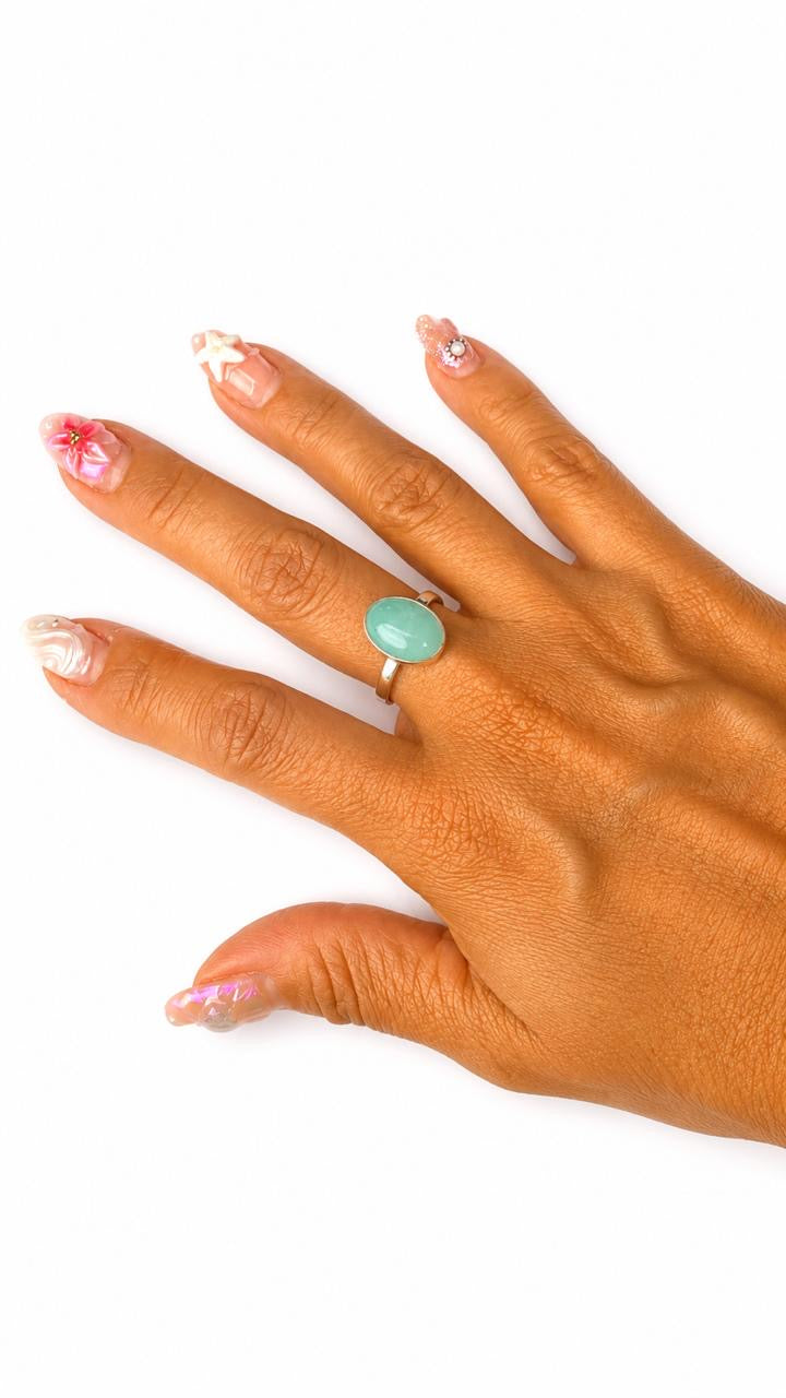 Anillo jade verde