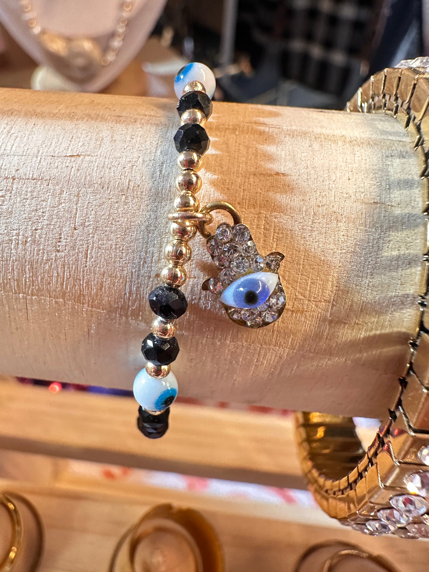 Pulsera cristal mano de Fátima